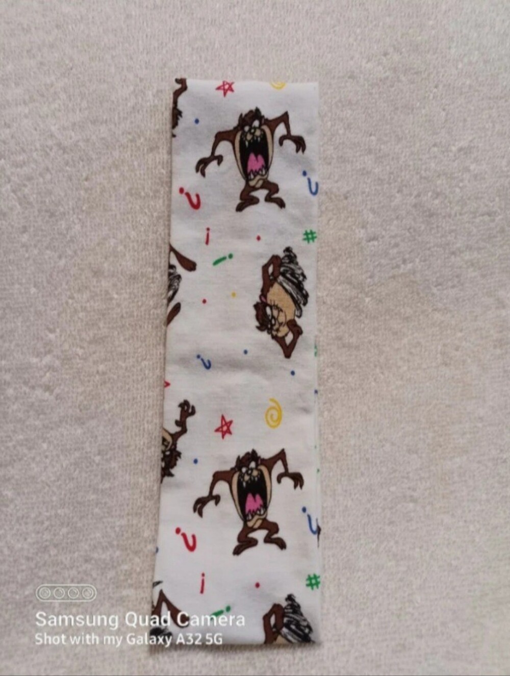 Vintage Looney tunes taz elastic headband